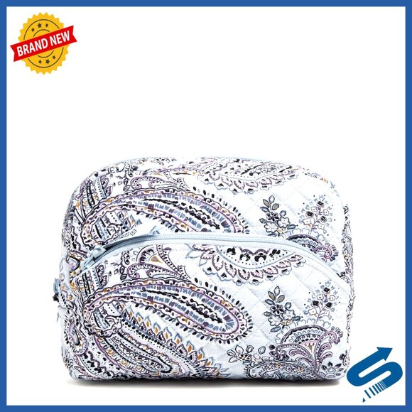 Handbags - Large Cotton Cosmetic Bag Organizer Travel Must Have Chic Spacious